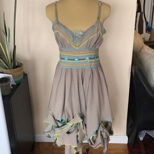 Ruffle layer tiered dress